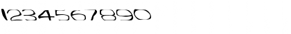 Download FZ WARPED 33 LEFTY Normal Font Numeric Preview