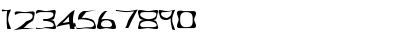 Download FZ WARPED 34 EX Normal Font Numeric Preview