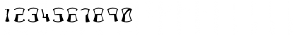 Download FZ WARPED 4 EX Normal Font Numeric Preview