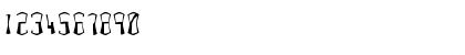 Download FZ WARPED 4 Normal Font Numeric Preview