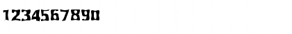 Download FZ WARPED 43 Normal Font Numeric Preview