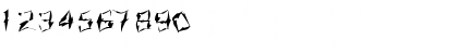 Download FZ WARPED 9 LEFTY Normal Font Numeric Preview