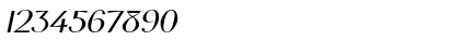 Download GabrielExtended Italic Font Numeric Preview