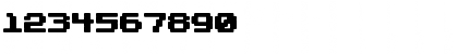 Download Gaposis Solid BRK Regular Font Numeric Preview