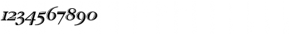 Download Garamond Htld OS ITC TT Italic Font Numeric Preview
