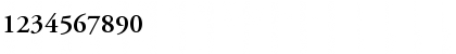 Download Garamond SSi Semi Bold Font Numeric Preview