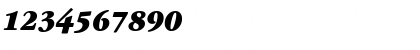 Download GaramondBookCTT BoldItalic Font Numeric Preview