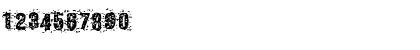 Download Garbage2 Regular Font Numeric Preview
