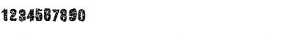 Download GarbageG Regular Font Numeric Preview