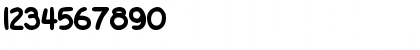 Download Garfield Regular Font Numeric Preview
