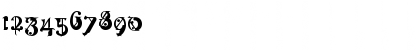 Download GargoilICG Regular Font Numeric Preview