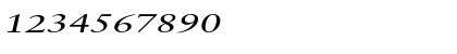 Download GarrickExtended Italic Font Numeric Preview
