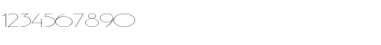 Download GastonExtended Normal Font Numeric Preview
