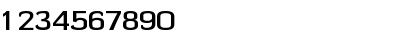 Download Gauss-Extended Normal Font Numeric Preview
