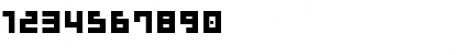 Download GAU_font_cube_B Regular Font Numeric Preview
