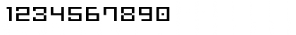 Download GAU_font_cube_R Regular Font Numeric Preview