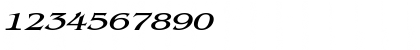Download GazetteExtended Italic Font Numeric Preview