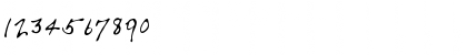 Download Gene Regular Font Numeric Preview