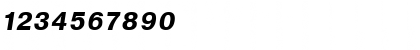 Download Geneve Bold Italic Font Numeric Preview