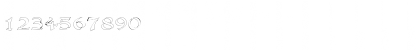 Download GengisKahnOutlineExtended Regular Font Numeric Preview