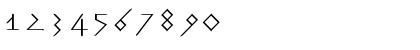 Download GermanishOne Regular Font Numeric Preview