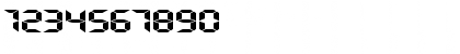 Download GhostMachineExtended Regular Font Numeric Preview