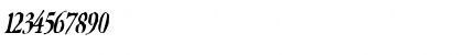 Download GhostTownCondensed Italic Font Numeric Preview