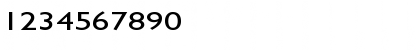 Download GibraltarExtended Regular Font Numeric Preview