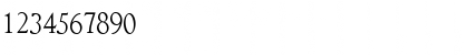 Download Goldilocks Regular Font Numeric Preview