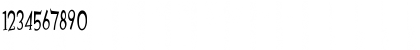 Download Gondoliere Regular Font Numeric Preview