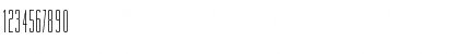 Download Gorgio Condensed Normal Font Numeric Preview