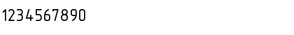 Download GOST type B Regular Font Numeric Preview