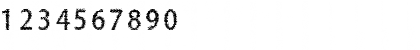 Download piegusq Regular Font Numeric Preview