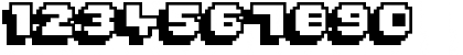 Download Pixelmania Regular Font Numeric Preview