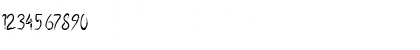 Download Pollaroid Regular Font Numeric Preview