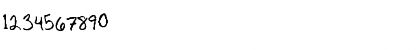 Download GrahamScript Regular Font Numeric Preview