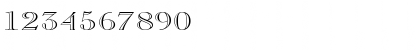 Download GravureExtended Regular Font Numeric Preview