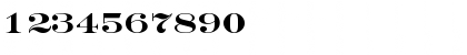 Download GravureRoman Bold Font Numeric Preview