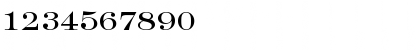 Download GravureRoman Regular Font Numeric Preview