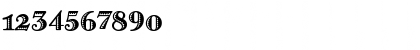 Download Greco Adornado Font Numeric Preview