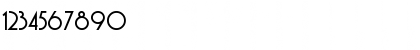Download Grenadier Regular Font Numeric Preview