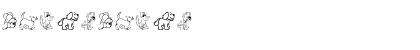 Download Pupies Regular Font Numeric Preview