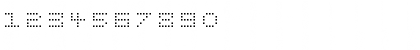 Download Gridder POS Font Numeric Preview