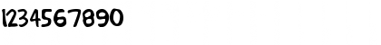 Download Groening Plain Font Numeric Preview