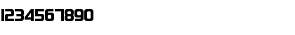 Download Groovy Fast Regular Font Numeric Preview