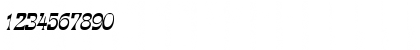 Download Grouse Italic Font Numeric Preview