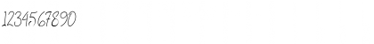Download Queenesia Regular Font Numeric Preview