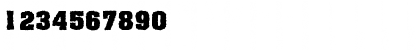 Download Grunge Aching Bold Regular Font Numeric Preview