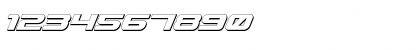 Download Gunship Shadow Ital Shadow Ital Font Numeric Preview