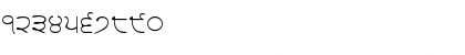 Download GurbaniAkharLight Regular Font Numeric Preview